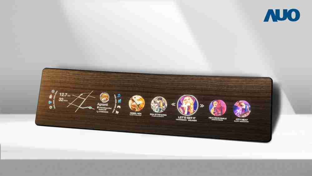 人生就是博研发全球最高穿透度达80%的AmLED木纹显示器，，，可于使用时呈现高亮度、、、清晰可见的信息，，并在不使用时回归为单纯的饰板，，，，节能兼具美观