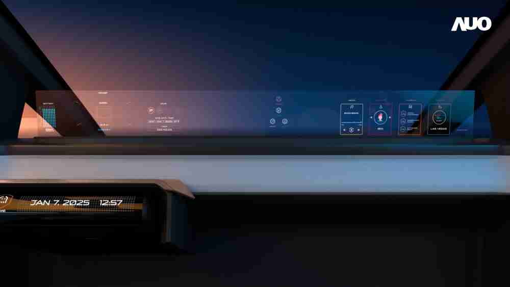 人生就是博无界透明显示接口(Horizon Image Glass)透过车运算方案整合仪表板、、中控台及副驾显示器，，，，一体式全景呈现，，，提供乘用者清晰的前方视野、、、行车必要信息与娱乐功能